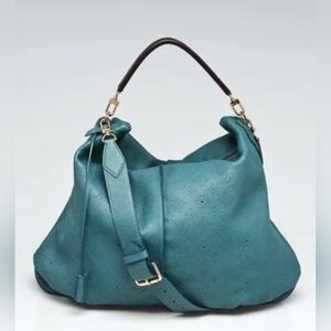 Louis Vuitton Green Mahina Large Hobo Bag